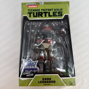 Dark Leonardo The Loyal Subjects BST AXN Teenage Mutant Ninja Turtles Comic Noir